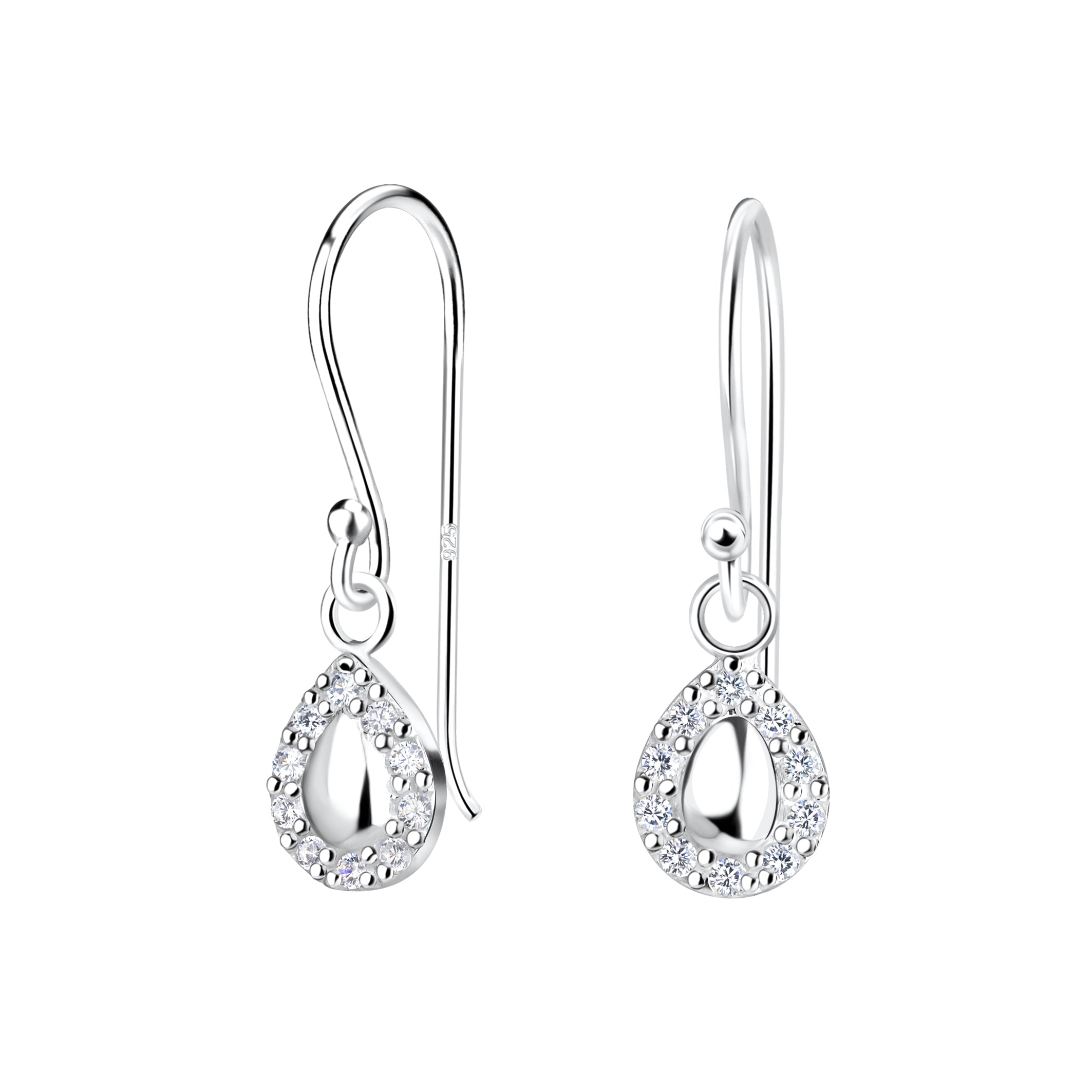 Sterling Silver Small Teardrop Earrings - Melchior Jewellery