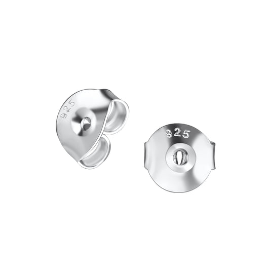 Sterling Silver Replacement Large Butterfly Backs - Melchior Jewellery