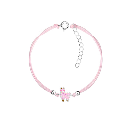 Children's Adjustable Sterling Silver Friendship Llama Bracelet - Melchior Jewellery