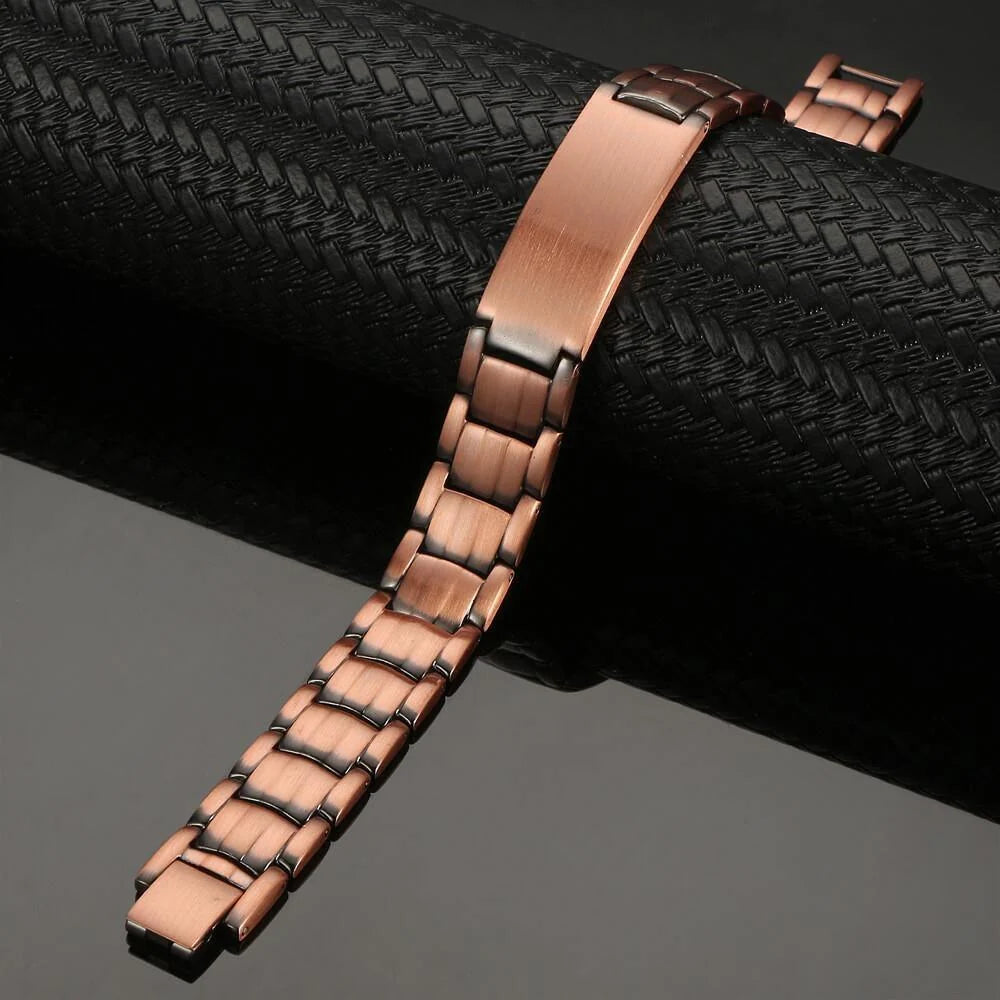 Copper ID magnetic bracelet with Power Link design