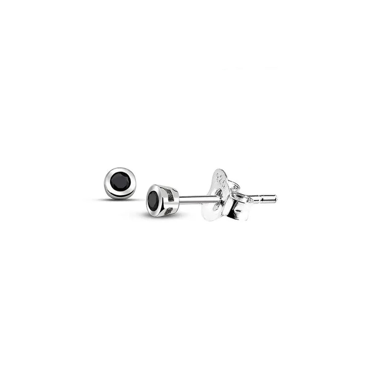 925 silver back cz earrings