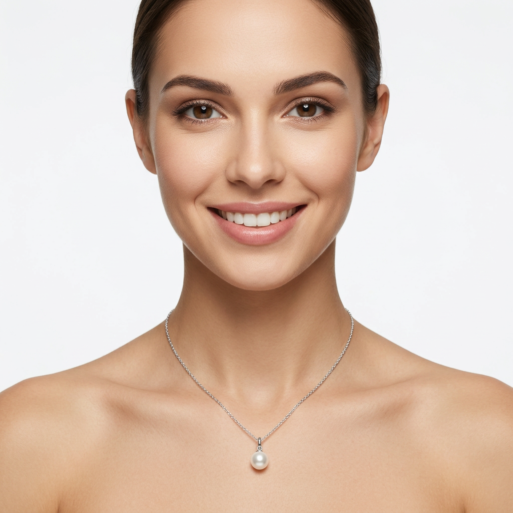 Stainless Steel Glass Pearl Charm - Melchior Jewellery