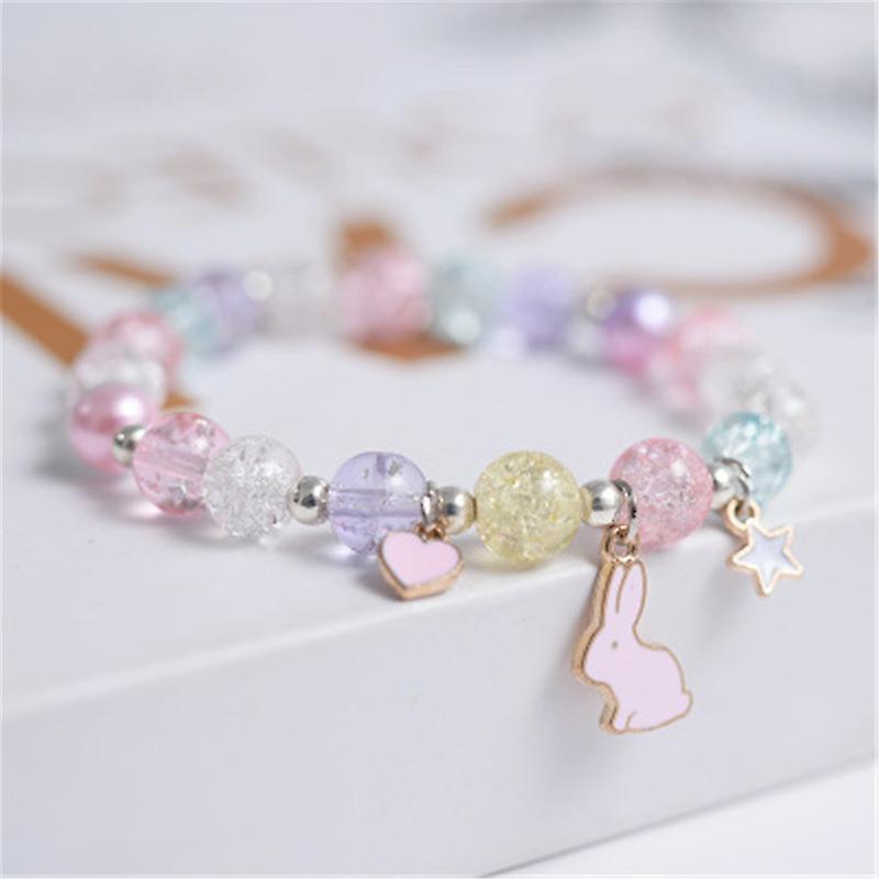 Children's Popcorn Rabbit Stretch Bead Bracelet