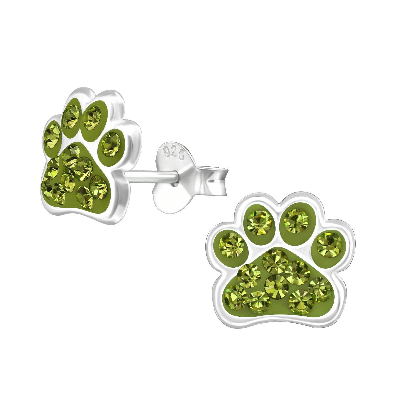 Melchior Jewellery Sterling Silver Dog Paw Stud Earrings - Melchior Jewellery