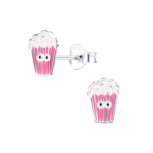 Children's Sterling Silver Popcorn Stud Earrings - Melchior Jewellery