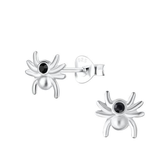 Melchior CZ Spider Earrings for Children in Sterling Silver - Melchior Jewellery