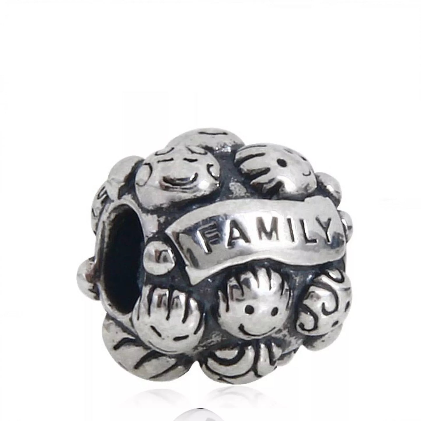 Sterling Silver Family Love Charm Bead