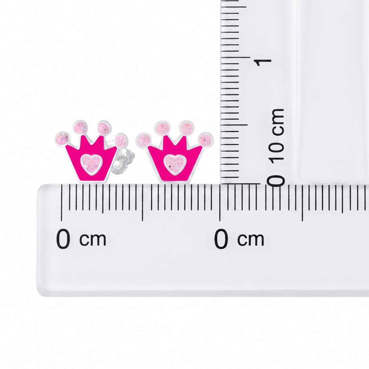 10 x 8mm princess earrings for girls