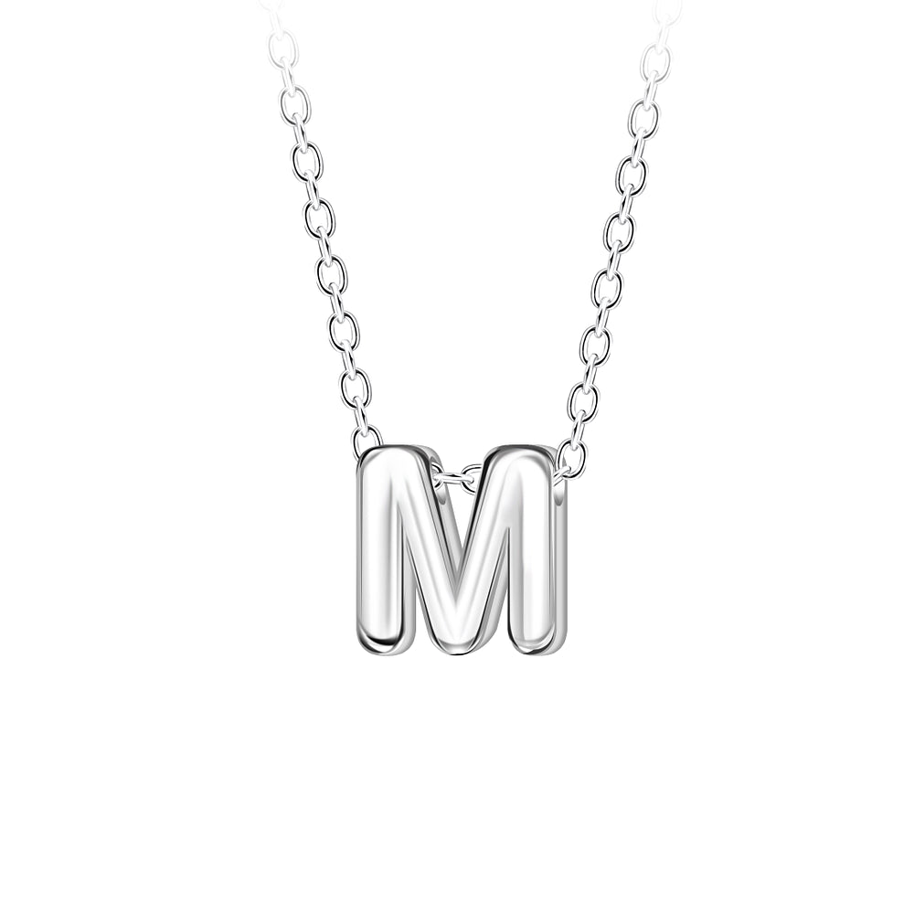 Sterling Silver A–Z Initial Necklaces - Melchior Jewellery