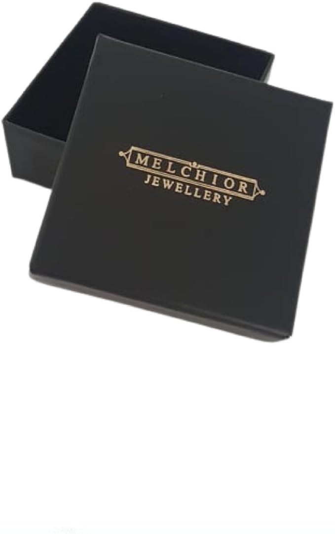 Black Melchior Jewellery gift box for fancy butterfly charm necklace packaging