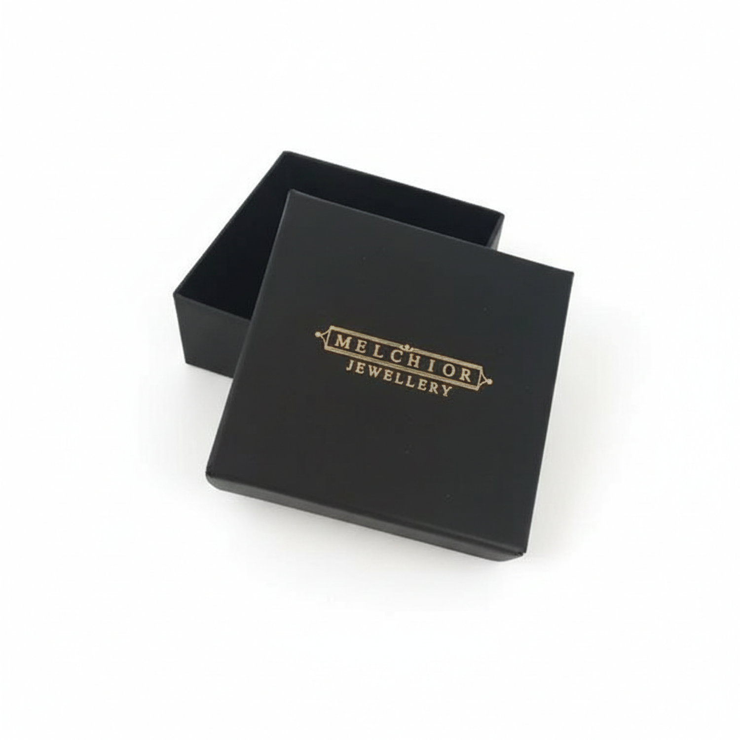 Black Melchior Jewellery gift box for kids hypoallergenic unicorn stud earrings