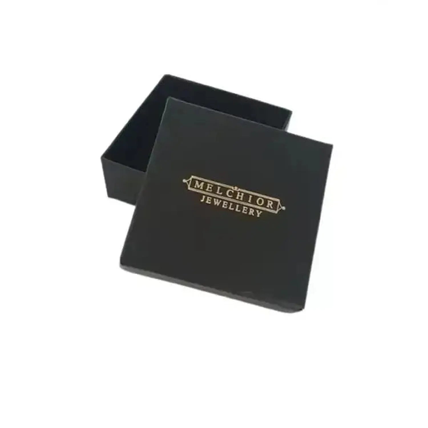 Melchior Jewellery black gift box for magnetic healing bracelet with cubic zirconia