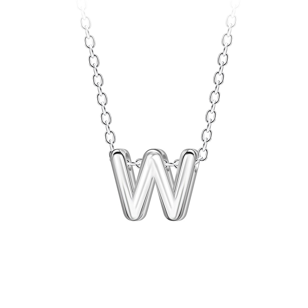 Sterling Silver A–Z Initial Necklaces - Melchior Jewellery