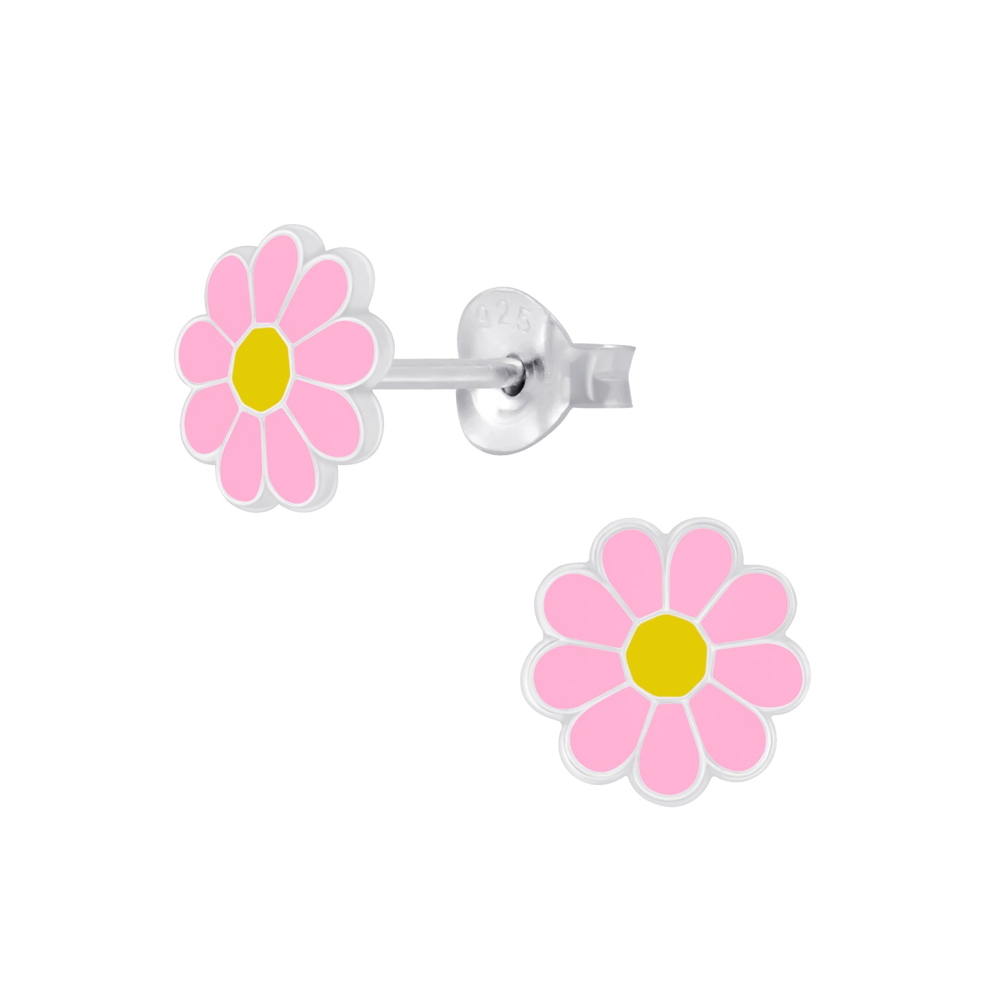 Children's Sterling Silver Daisy Stud Earrings - Melchior Jewellery