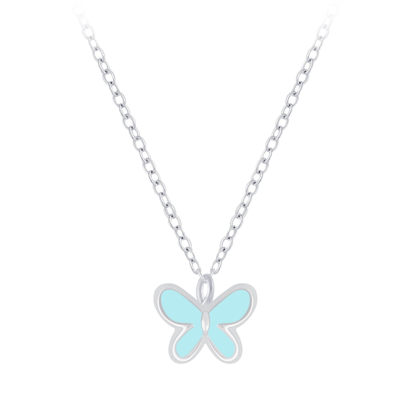 Children's Sterling Silver Butterfly Necklace - Melchior Jewellery