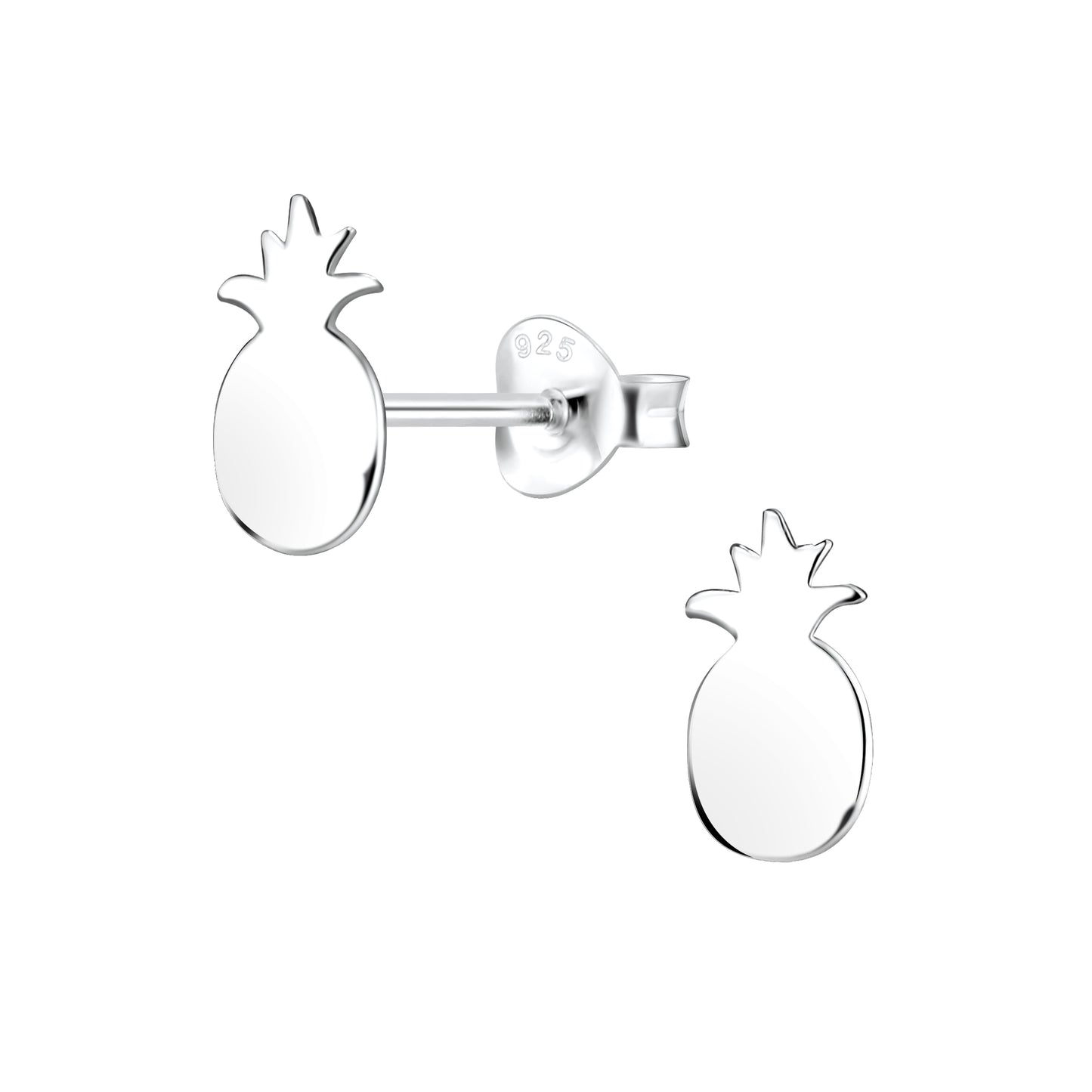 Children's Sterling Silver Pineapple Stud Earrings - Melchior Jewellery