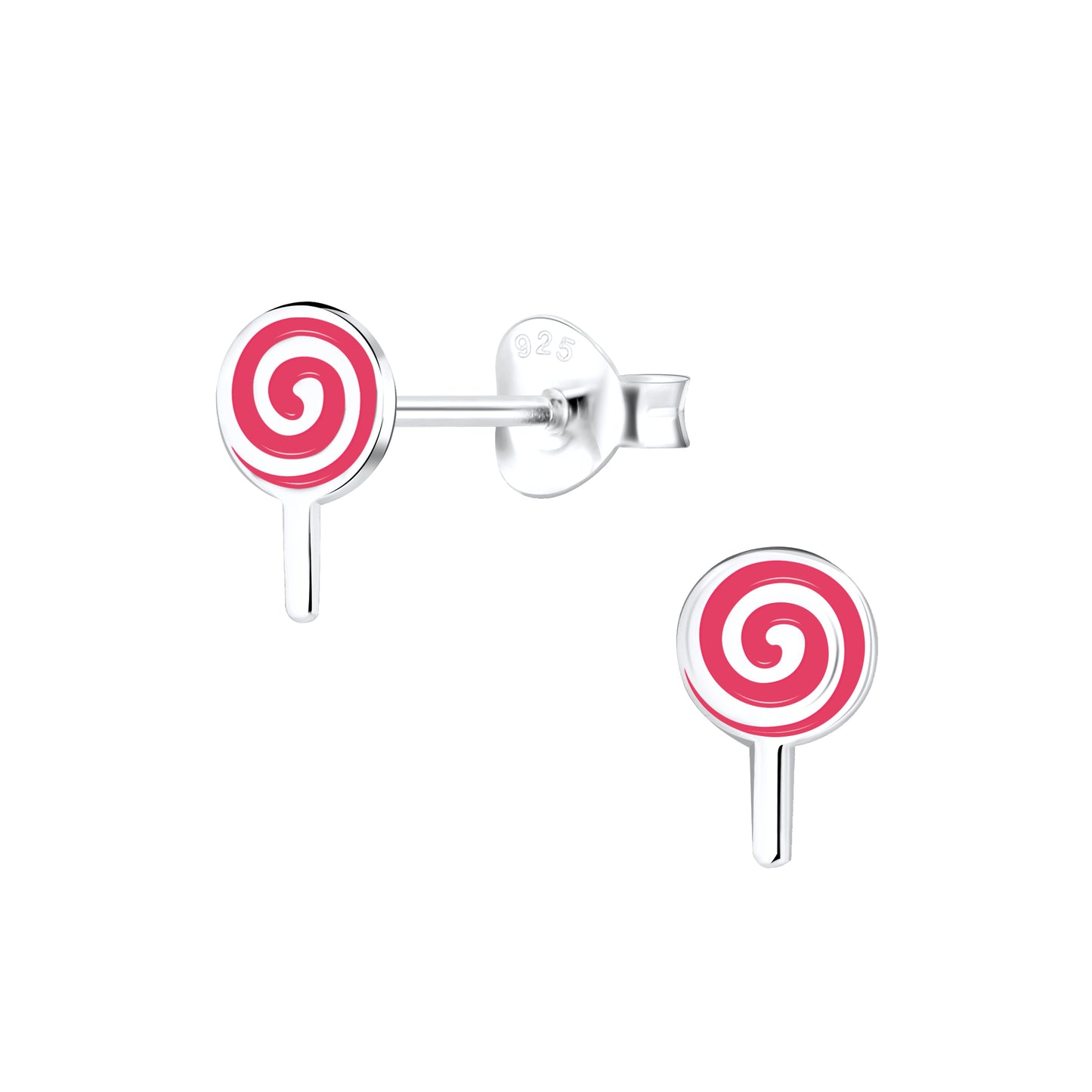 Children's Sterling Silver Lollipop Stud Earrings - Melchior Jewellery