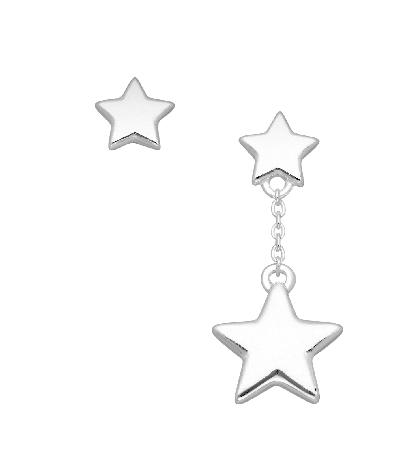 Sterling Silver Star Stud Earrings - Melchior Jewellery