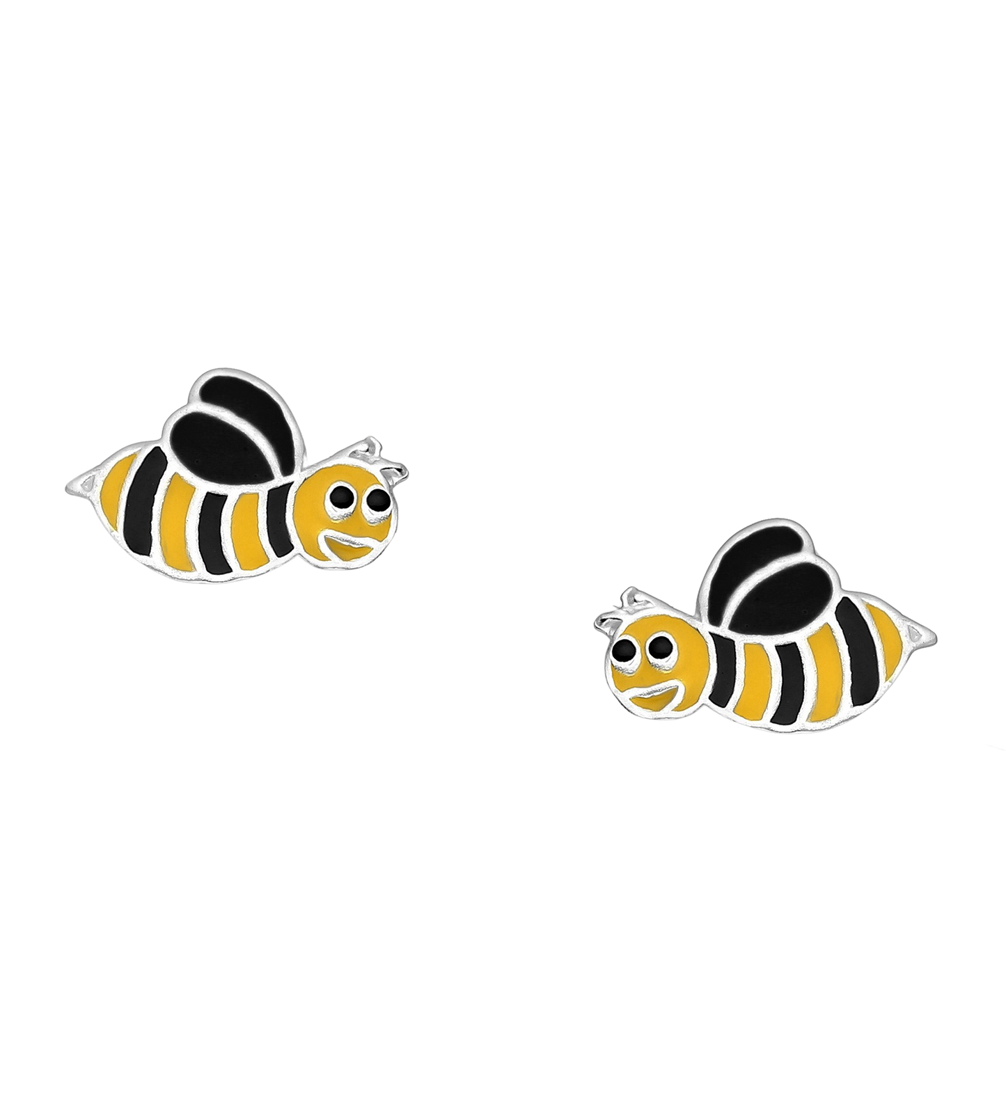 Children's Sterling Silver Bee Stud Earrings - Melchior Jewellery