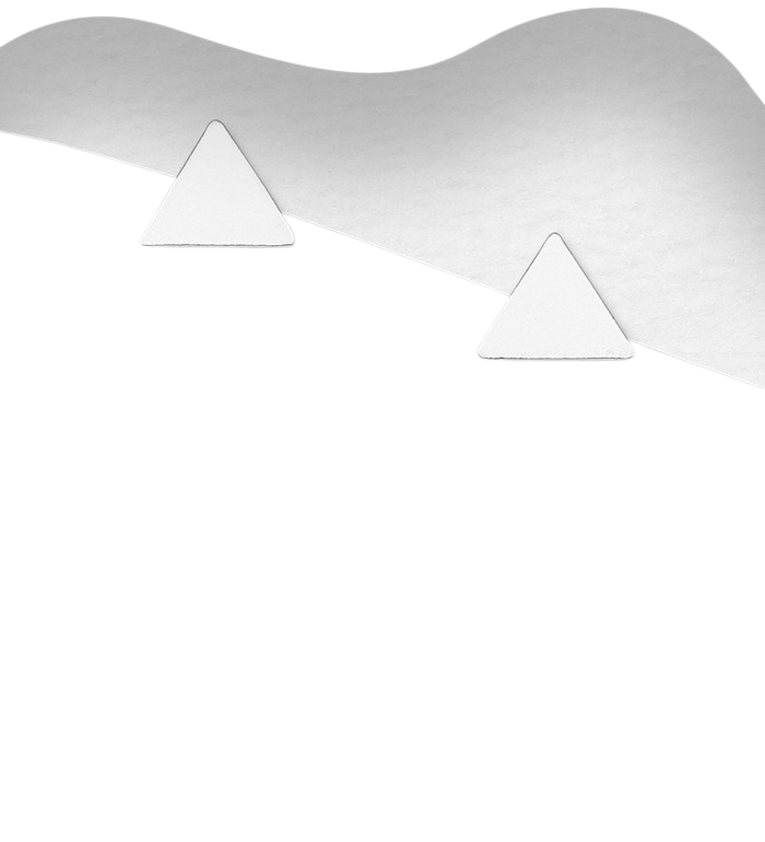 Children's Sterling Silver Triangle Stud Earrings - Melchior Jewellery