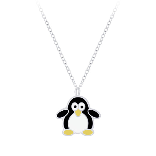 Children's Sterling Silver Penguin Necklace - Melchior Jewellery