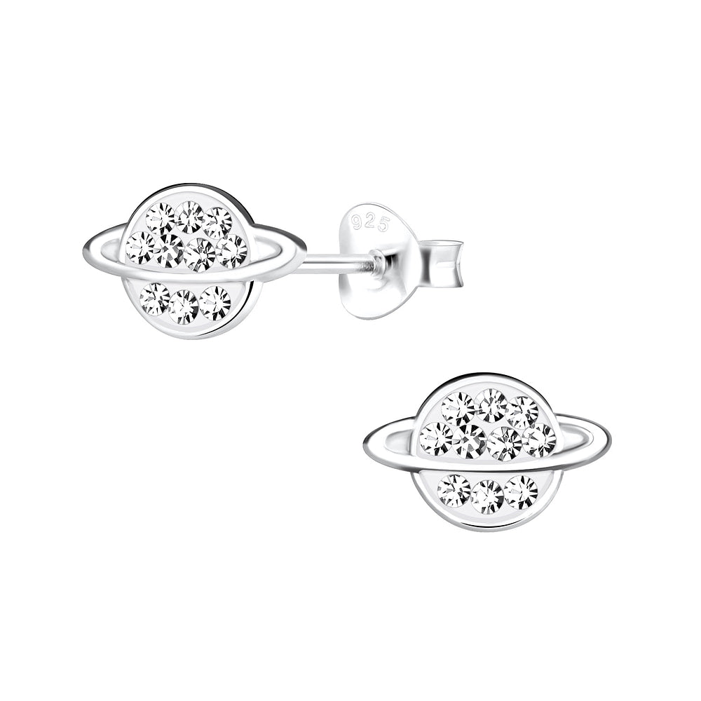 Children's Sterling Silver UFO Stud Earrings - Melchior Jewellery