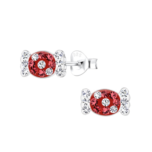 Children's 925 Sterling Silver CZ Candy Sweet Stud Earrings - Melchior Jewellery