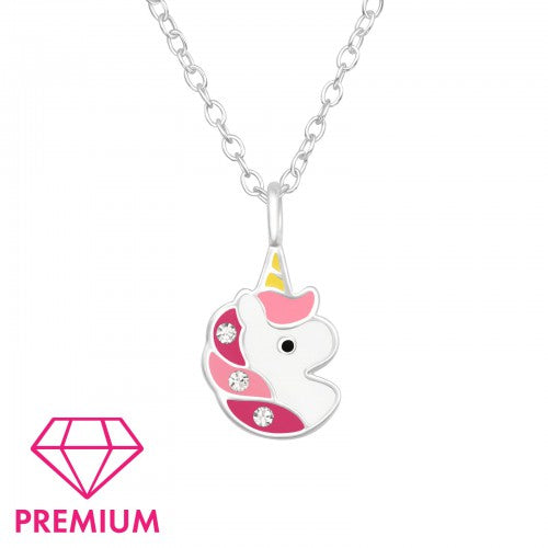 Children' Sterling Silver Unicorn Necklace - Melchior Jewellery