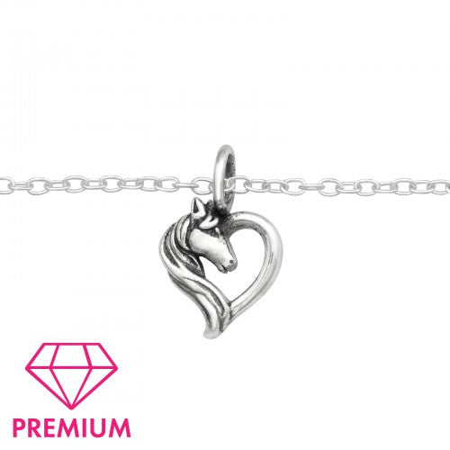 Children's Sterling Silver Horse Lover Bracelet - Melchior Jewellery