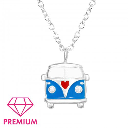 Children' Sterling Silver Camper Van Necklace - Melchior Jewellery