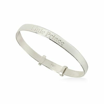 Sterling Silver Baby's Little Prince Bangle