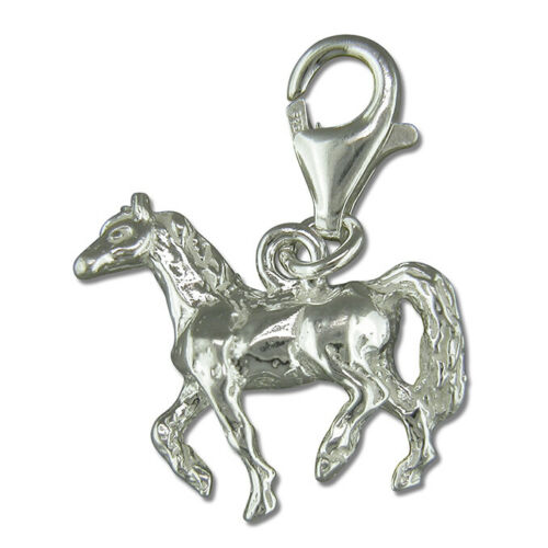 Sterling Silver Horse Clip on Charm - Melchior Jewellery