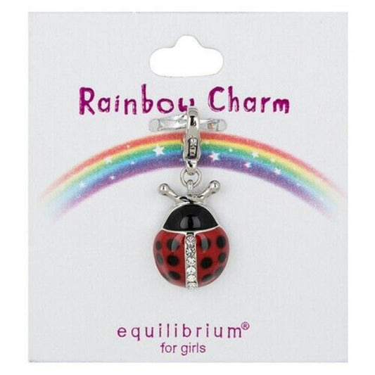 Childrens Silver Enamel Ladybird Charm - Melchior Jewellery