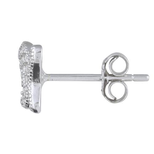 925 Sterling Silver Butterfly CZ Earrings - Melchior Jewellery