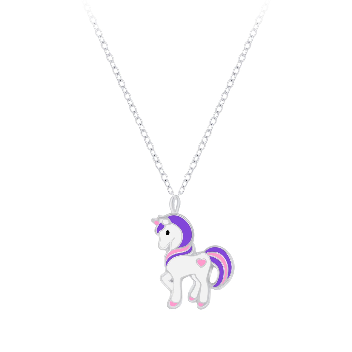 Children's Sterling Silver Unicorn Necklace