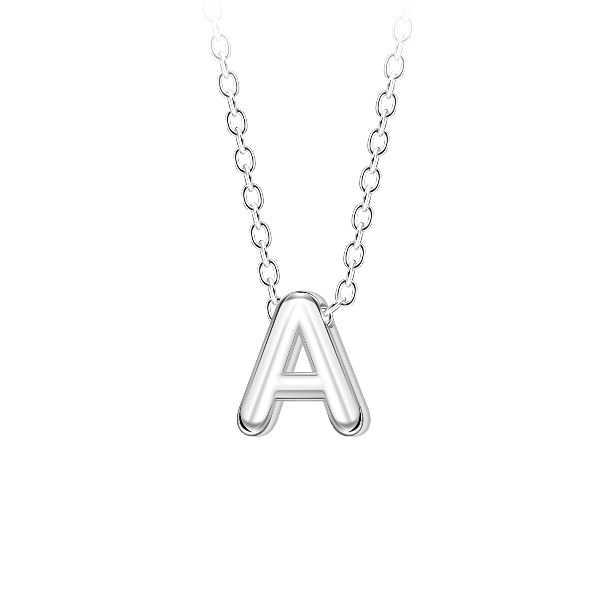 Sterling Silver A–Z Initial Necklaces - Melchior Jewellery 