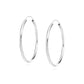 Sterling Silver 35 x 2mm Hoop Earrings