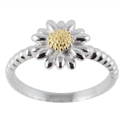 Sterling Silver Daisy Ring