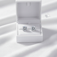 6mm sterling silver stud earrings from Melchior Jewellery displayed in a white jewellery box