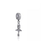 Sterling Silver Dangle Ballerina Charm Bead