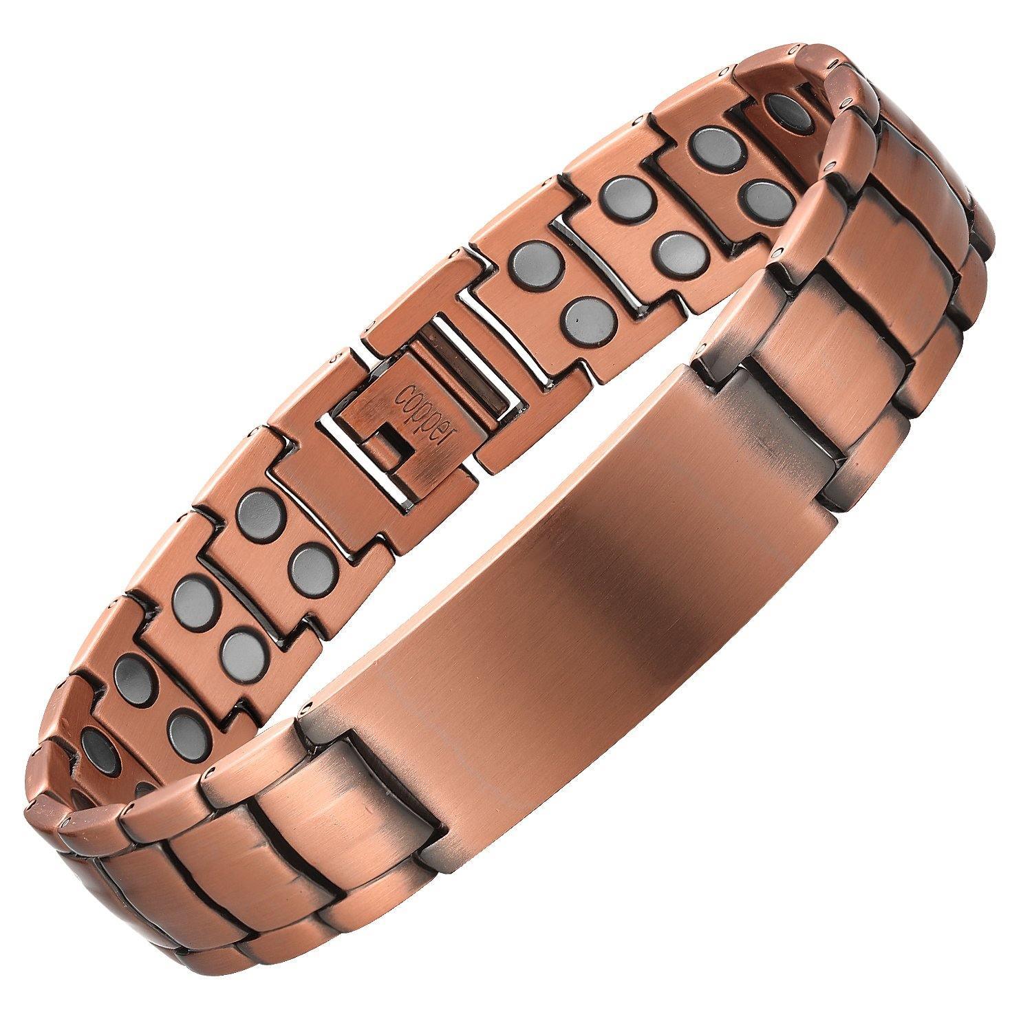 Copper ID Power Link Magnetic Bracelet
