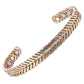 Ladies Bio Magnetic Copper Therapy Bangle - Melchior Jewellery 