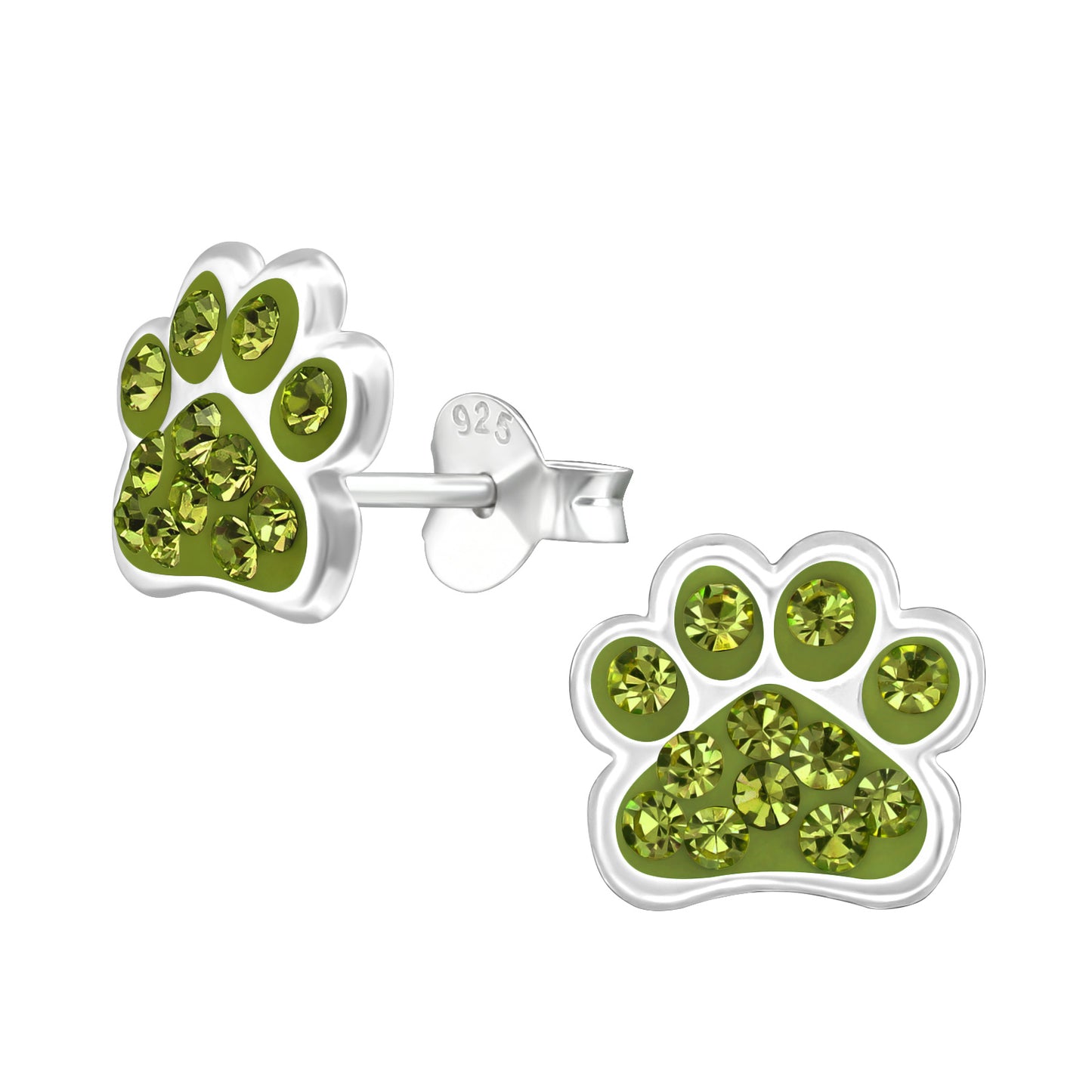 Melchior Jewellery Sterling Silver Dog Paw Stud Earrings - Melchior Jewellery 