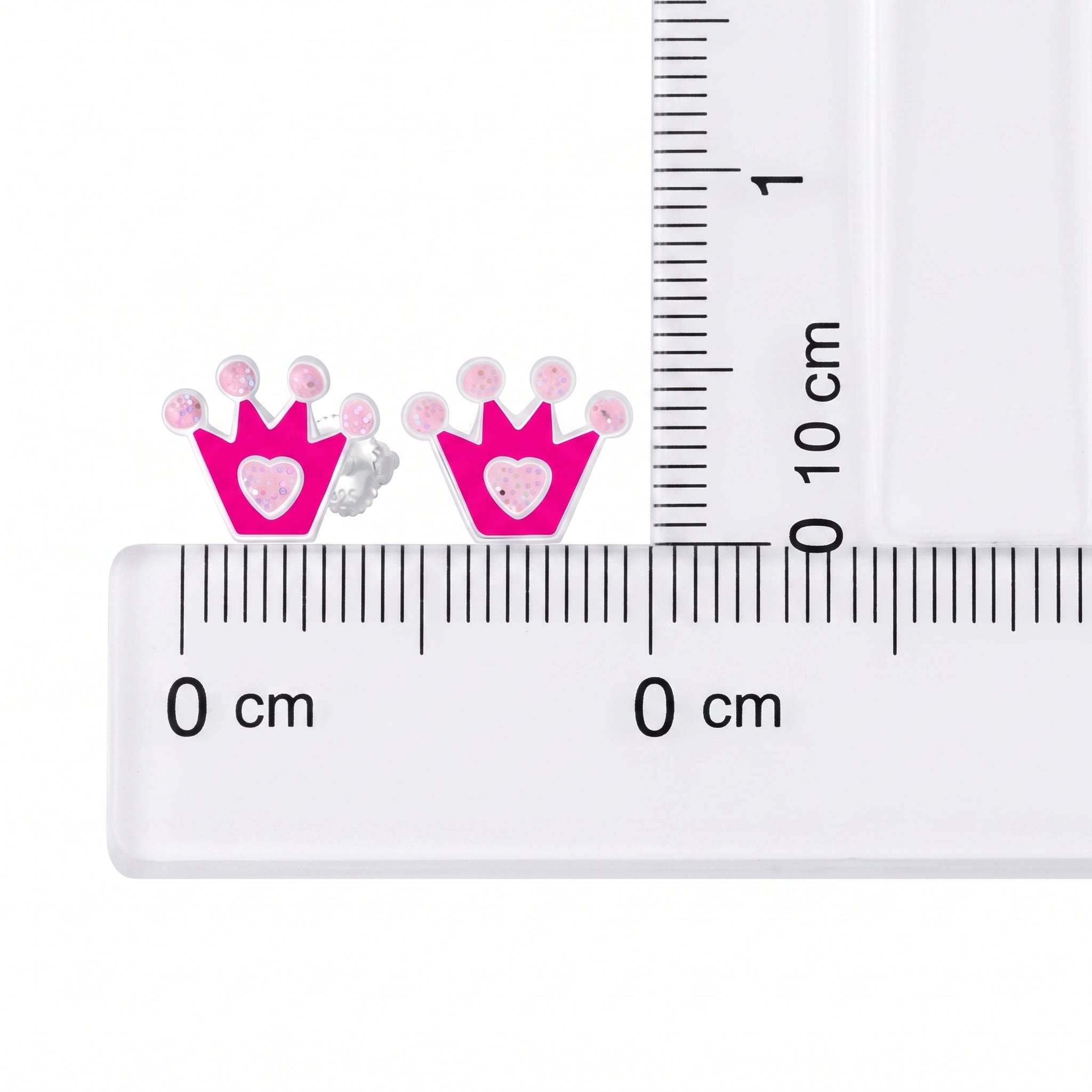 10 x 8mm princess earrings for girls