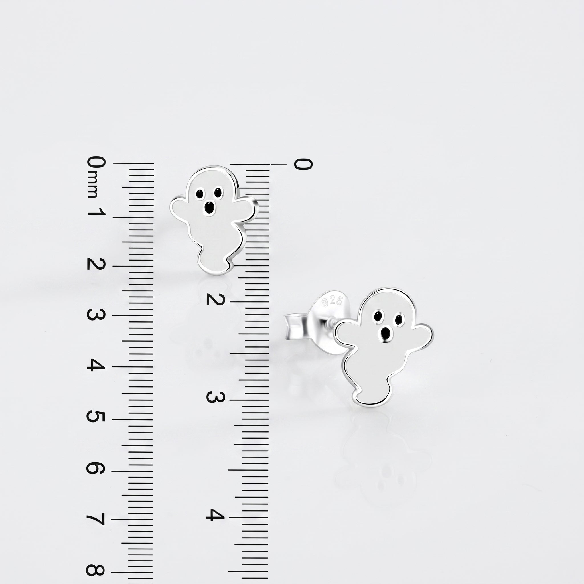 Halloween ghost earrings for children