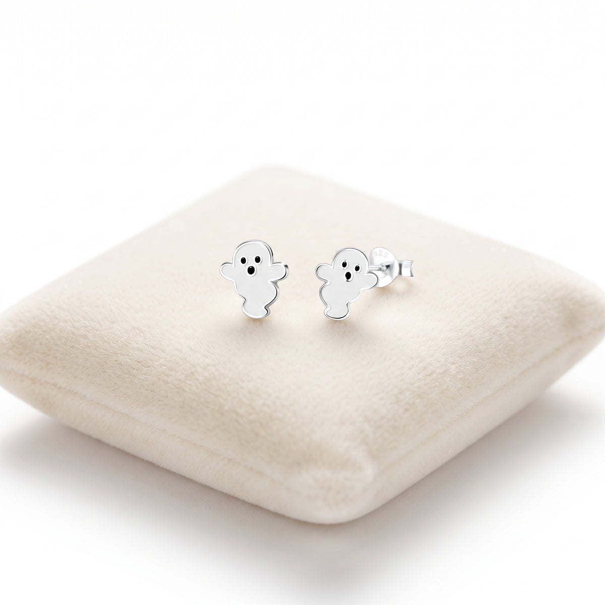 925 sterling silver ghost earrings for kids