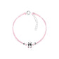 Children's Adjustable Sterling Silver Friendship Panda Bear Bracelet