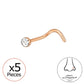 Hoop Nose Rings Titanium | Nose Piercing Ring Titanium