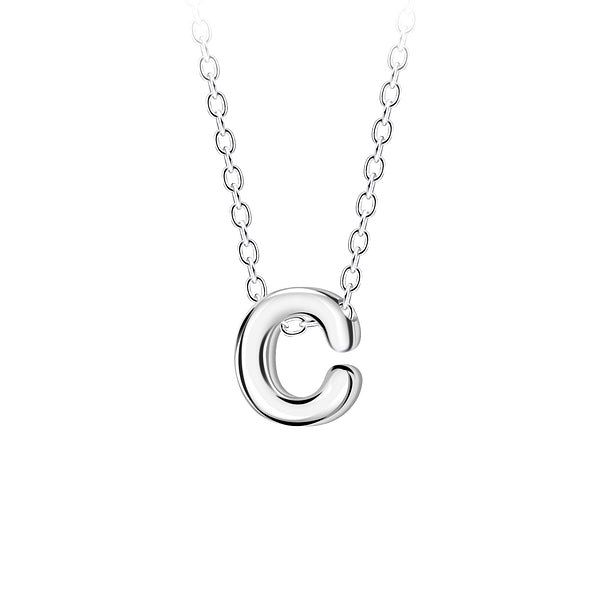 Sterling Silver A–Z Initial Necklaces - Melchior Jewellery 