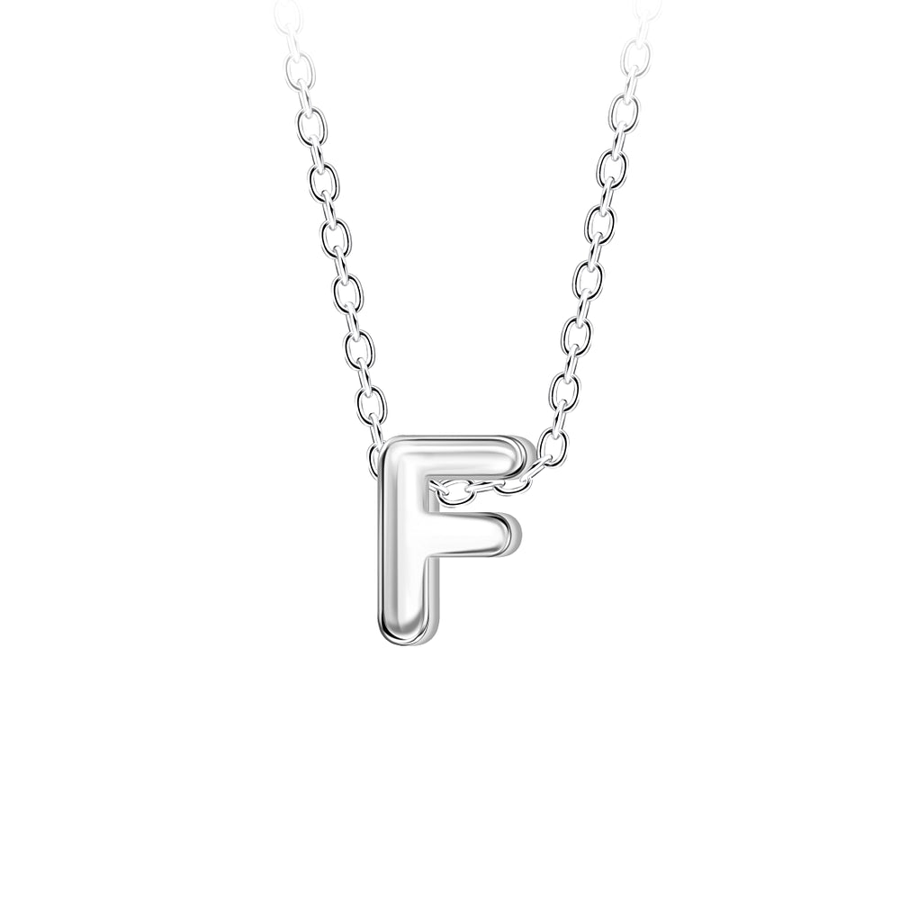 Sterling Silver A–Z Initial Necklaces - Melchior Jewellery 